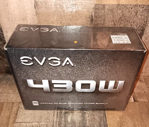 Fuente de alimentación EVGA 430W 80 PLUS PN 100-W1-0430-KR NUEVA SELLADA Leer - Imagen 1 de 5