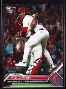 Michael Lorenzen Phillies No Hitter Jay Hughes Bumpus Jones 2023 TOPPS NOW #685