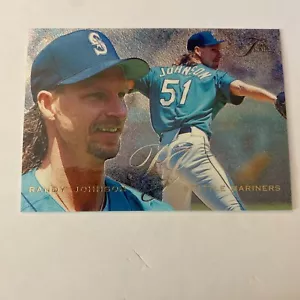 1995 RANDY JOHNSON FLEER FLAIR CARD #82 SEATTLE MARINERS HOF - Picture 1 of 2