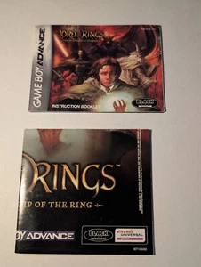 Der Herr der Ringe Gefährten Game Boy Advance Handbuch Poster!! - Bild 1 von 2