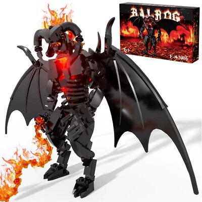 Lord Of The Rings Balrog 222pcs Building Block Set - MOC F-A2006 - No Box - Image 1 of 4