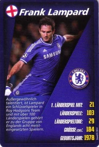 Real,- Welt Fussball Stars Top Trumps 2014 Frank Lampard FC Chelsea London NEU - Picture 1 of 1