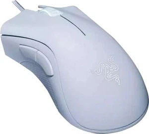 Razer Deathadder Essential 6400dpi Gaming Mouse White For PC Computer - Picture 1 of 1