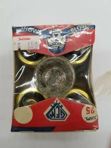 One(1) 5 Pack - Gem Major 25 AMP 125 Volt Glass Plug Fuse No. 400 New Old Stock - Picture 1 of 6