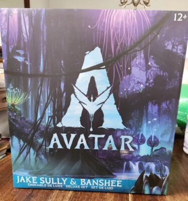 McFarlane Toys Avatar Jake Sully & Banshee Bob 7" Figura de Acción Juego de Lujo Nuevo en Caja Foto 1 de 4
