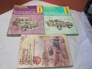 TOYOTA Manual: Corolla 1968-1983; Mark II 1972-1976; Corona 1969-1974 - Picture 1 of 4