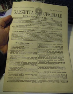 GAZZETTA UFFICIALE DEL 1968 - ANNO 109° NUMERO 86 -    - Foto 1 di 1