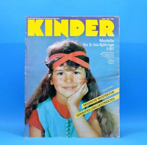 DDR Kinder Saison 1 1987 Modelle für 3- bis 6jährige Verlag für die Frau Mode H - Bild 1 von 1