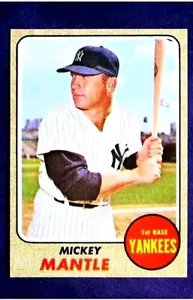 1968 Topps Mickey Mantle (N MINT-MINT+) Centered | Ebay Authentic | Legend 🔥 - Bild 1 von 11
