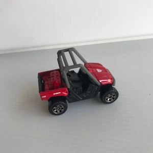 2009 YAMAHA RHINO 4X4 ATV WITH R.O.P.S. RED #30782 MATCHBOX DIECAST 1/55 - Picture 1 of 6