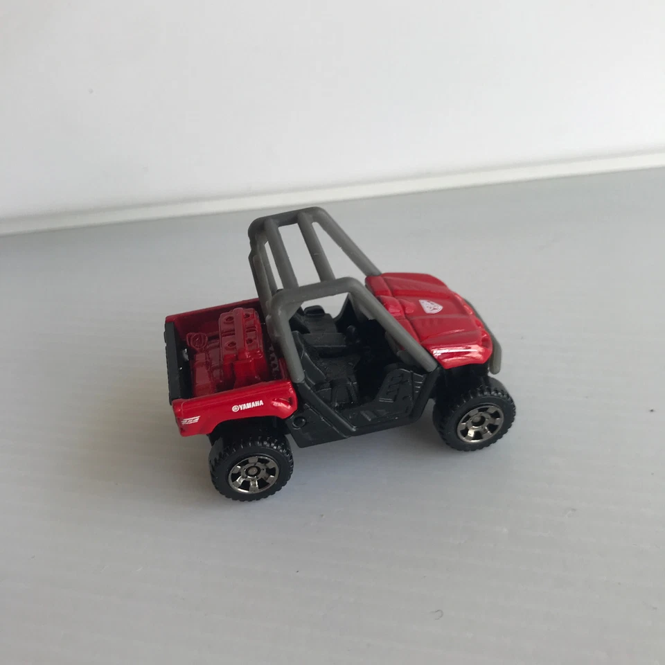 2009 YAMAHA RHINO 4X4 ATV WITH R.O.P.S. RED #30782 MATCHBOX DIECAST 1/55 - Image 1 of 4