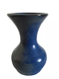 NEW Cobalt Blue Art Studio Pottery Bud Flower Vase 4" - Picture 1 of 4