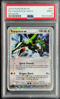 2003 Pokemon EX Dragon Rayquaza ex 97 PSA 9 MINT - Image 1 of 2