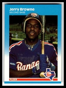 1987 Fleer Update #U-12 Jerry Browne - Picture 1 of 2