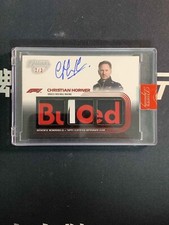 2022 Topps Dynasty Formula 1 F1 Christian Horner Triple Relic Autograph 2/2