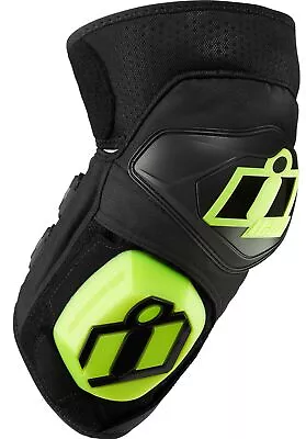 Rodilleras Icon Cloverleaf-2 CE negras/verdes SM/XL Foto 1 de 3