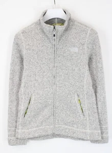 The North Face Sweatshirt Damen M Reißverschluss Muster Grau - Bild 1 von 9