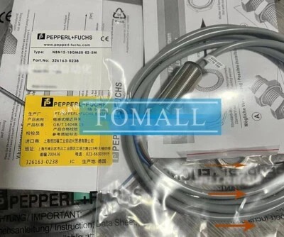 1Pcs New For Pepperl+Fuchs Inductive proximity switch NBN12-18GM50-E2-5M - Image 1 of 2