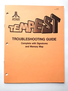 Tempest Video Arcade Game Troubleshooting Guide Original 1981 2nd Printing - Bild 1 von 3