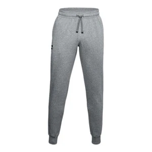 UNDER ARMOUR Gray RIVAL Fleece JOGGERS PANTS SWEATPANTS BIG Mens Size 3XL NEW - Picture 1 of 5