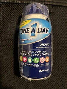 One A Day Men's Complete Multivitamin 6 Vital Function Supplement - 200 Tablets - Picture 1 of 2