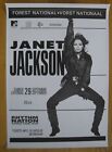 JANET JACKSON original concert poster 1990