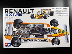 TAMIYA 1/12 RENAULT RE20TURBO con PARTI P/E articolo 12033 F1 dal Giappone - Foto 1 di 14