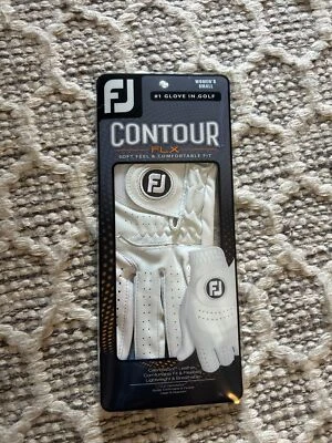 FJ Footjoy Contour FLX Golf Gloves Left Hand Pearl Women’s Regular Small