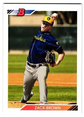 2020 Bowman Heritage #BHP-34 Zack Brown Prospects - Image 1 of 2