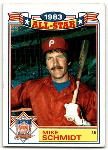 1984 Topps Glossy All-Stars Mike Schmidt Philadelphia Phillies #15