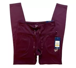 Leggings Reebok Momentum Vector Brushback nuovi con etichette taglia media palestra yoga - Foto 1 di 4