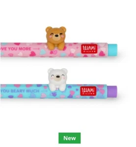 Legami Beary In Love Limited Edition Lovely Friends Gelstifte Valentinstag Liebe NEU - Bild 1 von 4