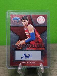 2012-13 Totally Certified Roll Call Red Prizm Nikola Vucevic Rookie Auto RC /279