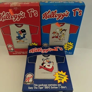Size 3T Kellogg's, T's, T Shirts, Tony Tiger, Snap, Crackel, Pop, Tucan Sam - Picture 1 of 9