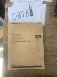 Caterpillar CAT 311C U EXCAVATOR Parts Manual Book CKE1 -UP, 6LK1 - Picture 1 of 9
