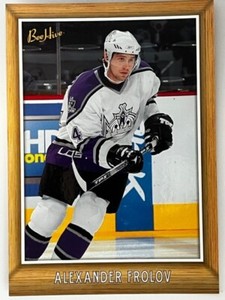 2006-07 Upper Deck Bee Hive Hockey Alexander Frolov 5x7 Photo Card #196