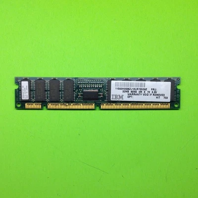 IBM 11S63H0935ZJ12UR73V09Z 32MB Random Access Memory RAM - Image 1 of 2