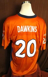 Vintage Denver Broncos Brian Dawkins Men's Jersey, Orange, Reebok, Size XL, GUC - Picture 1 of 7