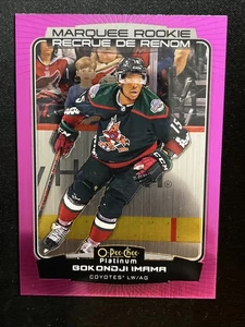 22-23 UD O-Pee-Chee Platino Carpa Novato Rosa Mate 241 Bokondji Imama - Imagen 1 de 2