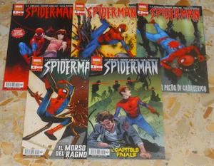 SPIDER-MAN LINEA DI SANGUE 1-5 COMPLETA ABRAMS PICHELLI PANINI OTTIMI PERFETTI! - Foto 1 di 1