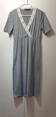 Maternity Dress Short Sleeve Lace Boohoo Size Uk 10 - Image 1 of 4