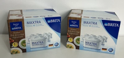 8 Brita Maxtra Water Limescale Chlorine Filter Cartridges, 2 Boxes (Packs of 4) - image 1 of 4