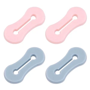Adaptadores de Gemelos, Camisas de Vestir Adaptador Puño Francés-4 Piezas (Rosa/Azul) - Imagen 1 de 6