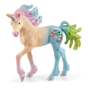 SCHLEICH Bayala Marshmallow Unicorn Foal Toy Figure, Multi-colour (70724) - Picture 1 of 5
