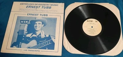 Ernest Tubb Anthology Of Country Music Transcripts LP ACM-14 ex - Image 1 of 3