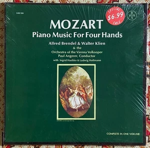 MOZART - PIANO MUSIC FOR FOUR HANDS (COMPLETE) 3 LP BOX SET NEW SEALED ANGERER - Imagen 1 de 4
