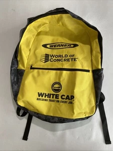 NUEVA Mochila Werner World Of Concrete Extra Grande, Amarillo y Gris Digital - Imagen 1 de 6