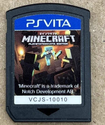 PS VITA Cartridge MINECRAFT PlayStation Vita Edition Japanese Games Loose game - Image 1 of 3