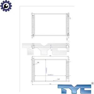 RADIATOR ENGINE COOLING 710-0030-R FOR FORD FIESTA/V/Van FUSION MAZDA 2 1.4L 2 - Picture 1 of 6