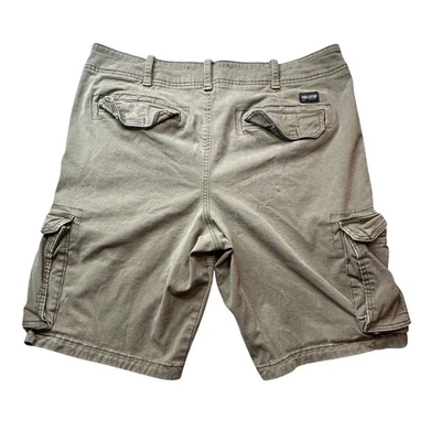 Hollister Mens Cargo Shorts Size 36 Olive Green Epic Flex Casual Outdoor - Image 1 of 4